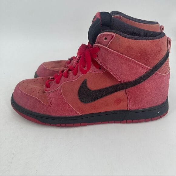 Nike Dunk High Gym Red Black Sz 9